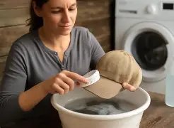 LAVADO Y PLANCHADO DE GORRAS